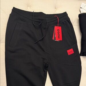 HUGO Black Casual Joggers